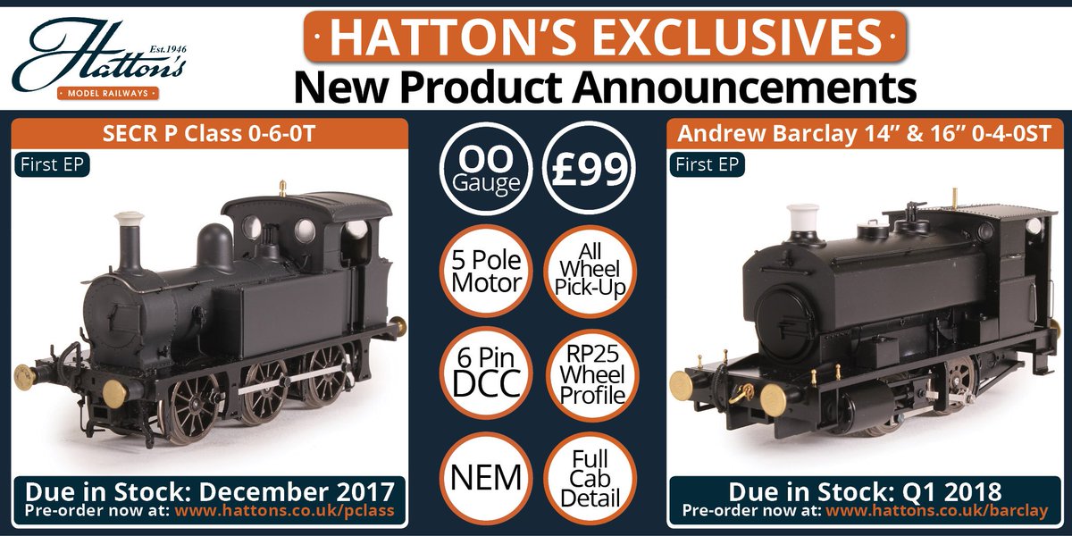 Hatton's Model Railways on Twitter "ANNOUNCEMENT We are producing two