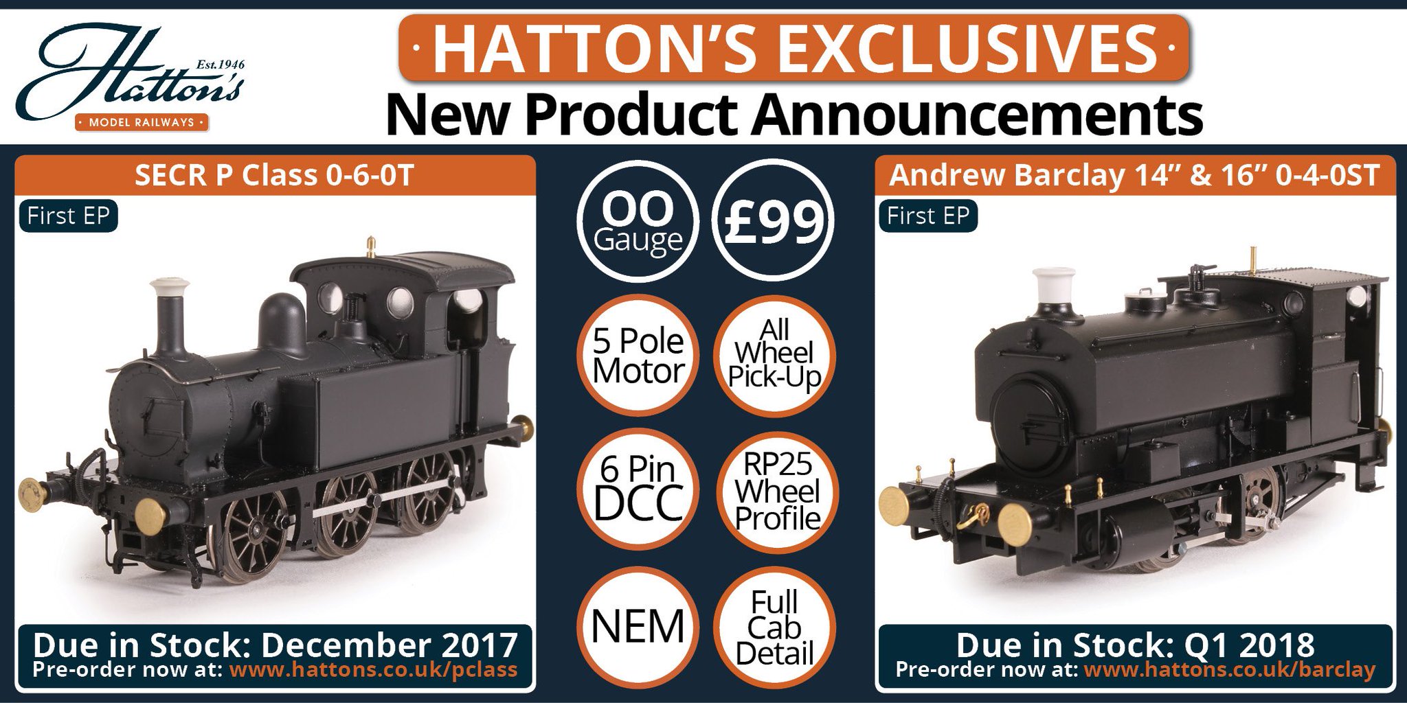 Hatton's Model Railways on Twitter "ANNOUNCEMENT We are producing two