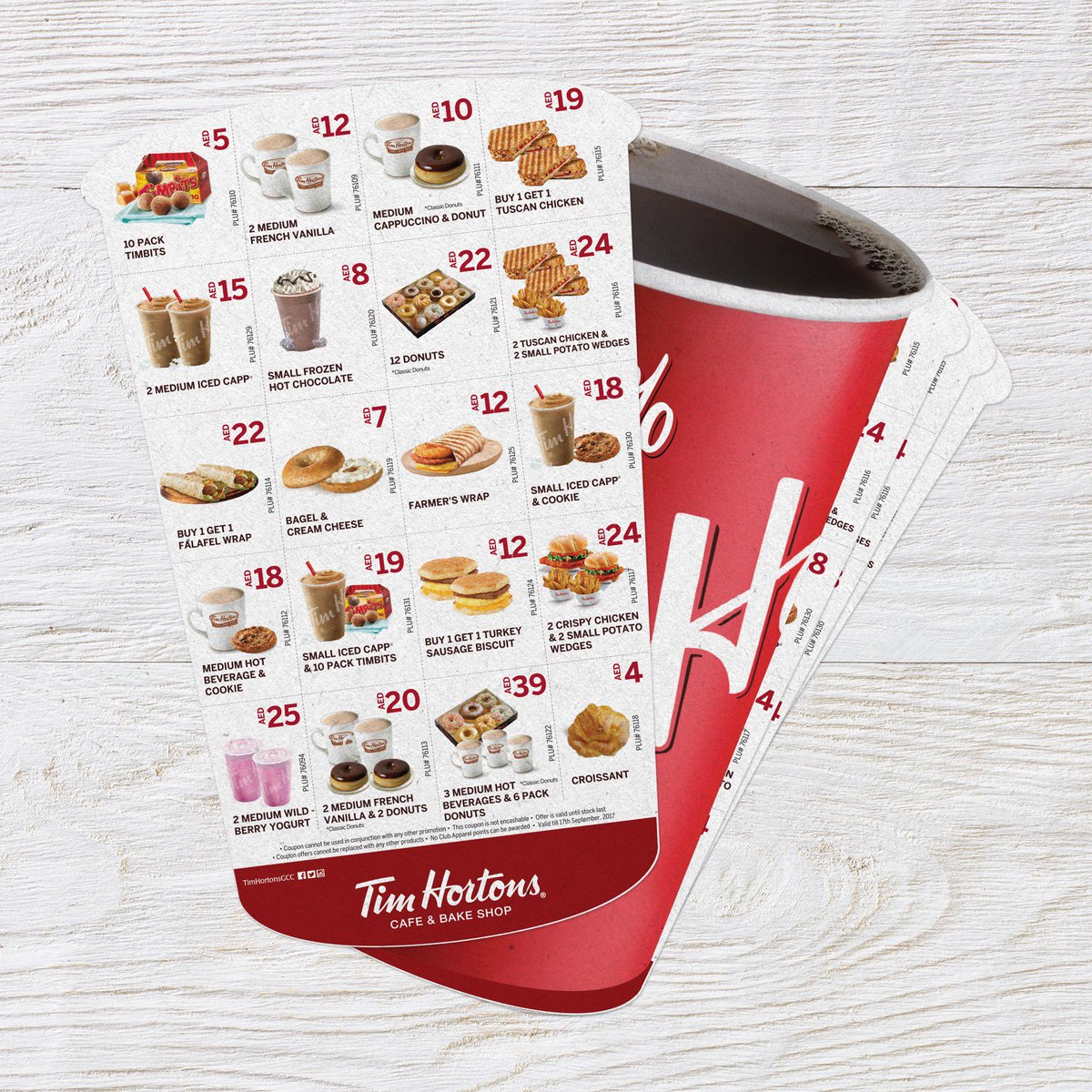 Tim Hortons Gcc On Twitter 1 Choose Your Favorite Offer 2 Detach The Coupon 3 Enjoy 4 Repeat ١ اختر عرضك المفضل ٢ فصل القسيمة ٣ استمتع ٤ كرر Https T Co Kk37bvgtcw