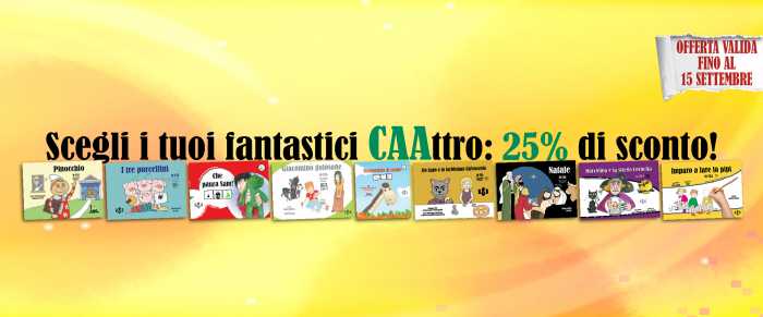 HomelessBook's tweet image. APPROFFITTA DELL'OFFERTA!
Acquista almeno 4 libri dalla collana @HomelessBook in #CAA con il 25% di sconto!
blog.homelessbook.it/news/caa/promo…
#fabfour