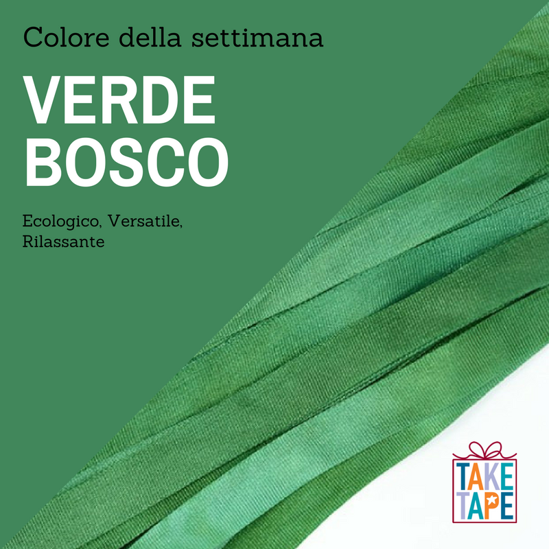 TakeTapeIT's tweet photo. Colore di oggi: #verde bosco, ideale per comunicare il tuo amore per la natura con un nastro! https://t.co/vZtJqe8hSw