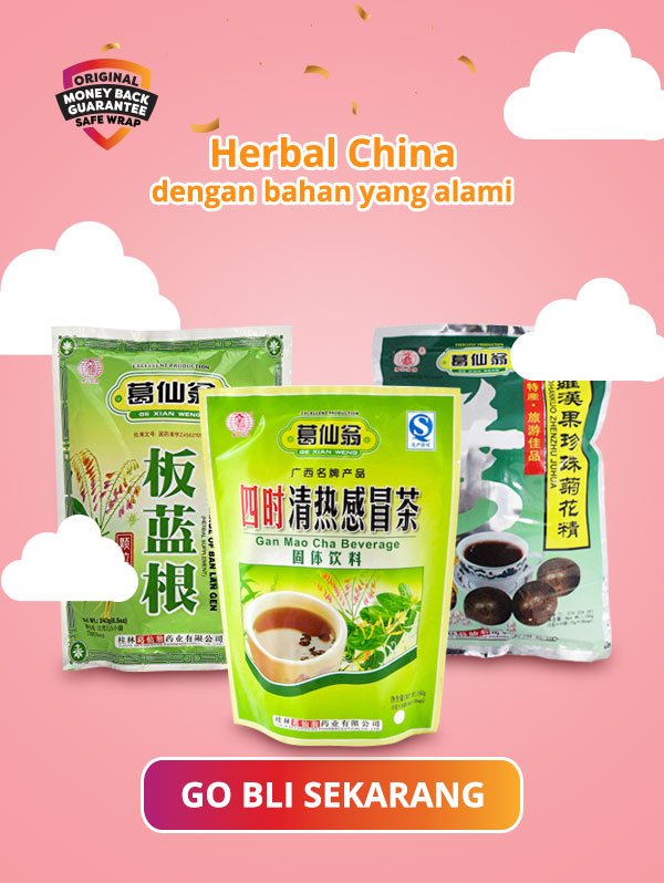 GoGoBli's tweet photo. Cari Herbal China dengan bahan yang alami? Bisa langsung cek di website https://t.co/lpAwM45ilo, #GogoFriends! #Gogobli https://t.co/vWgdsOUoWX