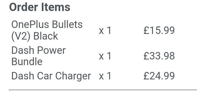 HamsterHam88's tweet photo. @du_alexcruz @oneplus @OnePlus_UK Ordered. #DashCharging https://t.co/E8yKlSINHb