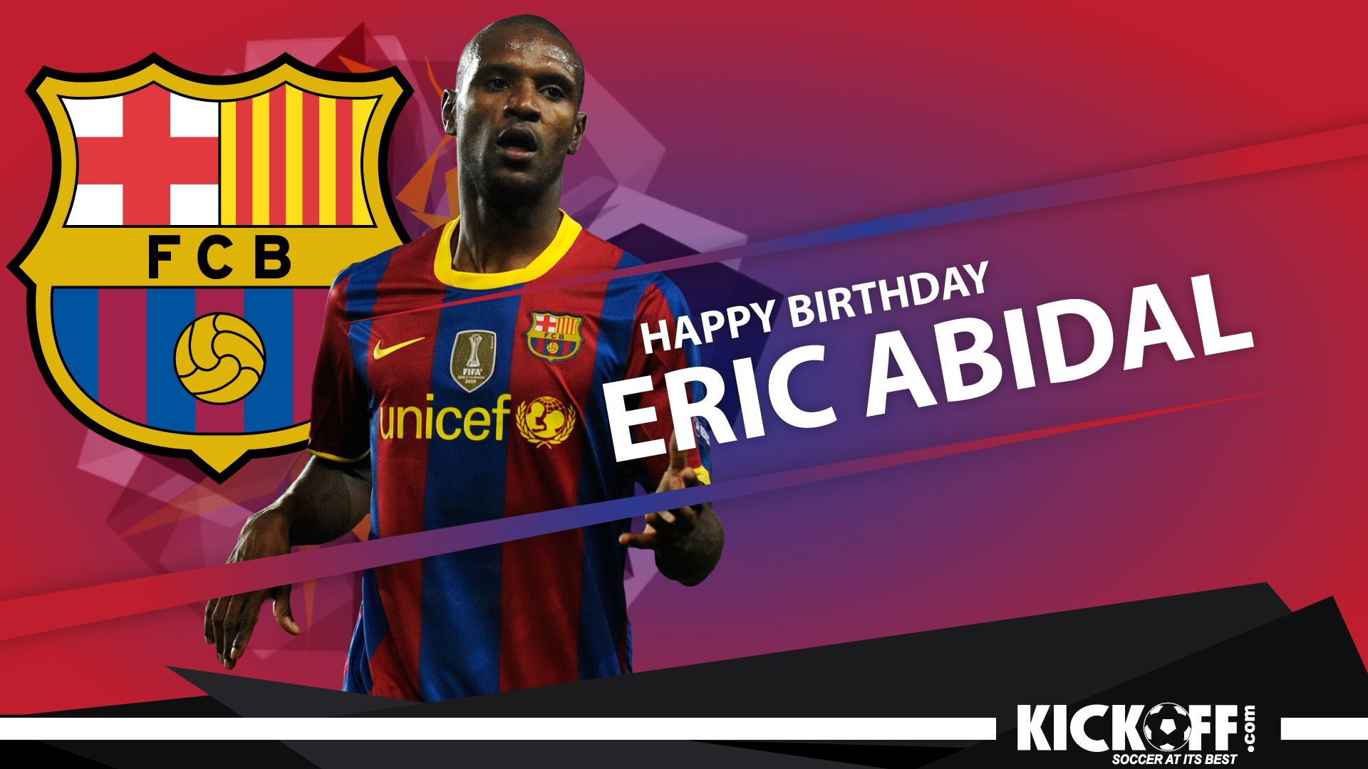 Happy Birthday to Barcelona legend Eric Abidal!
19 trophies Beat Cancer  Champion 