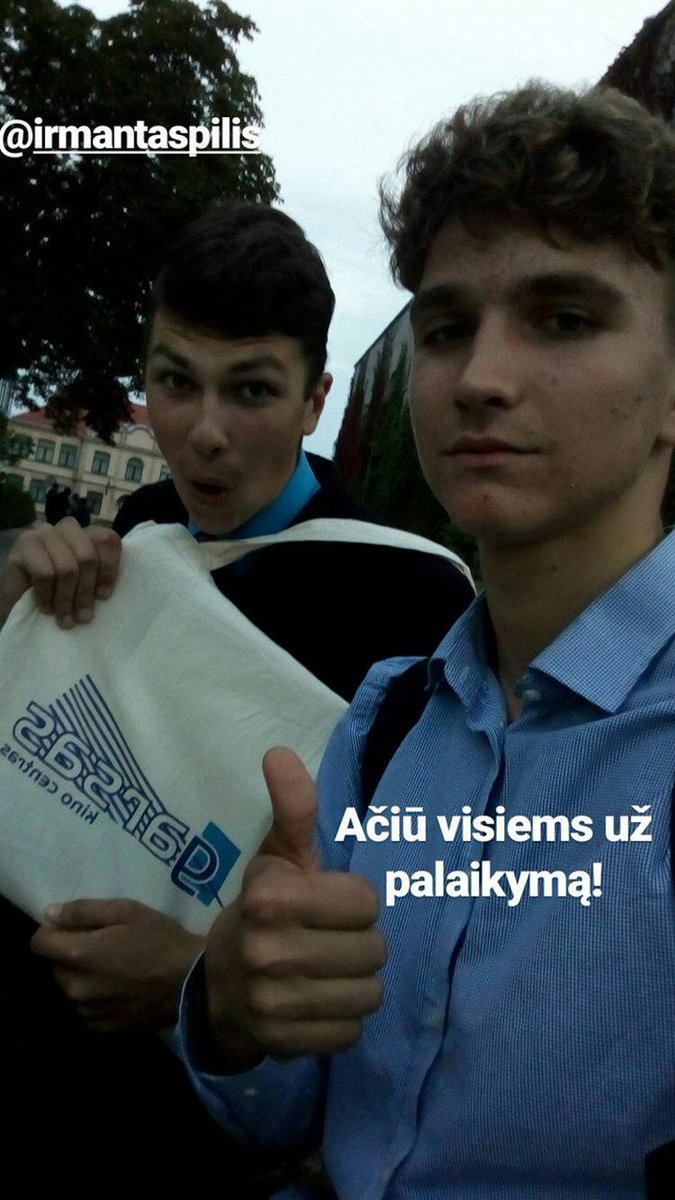 ignassas's tweet photo. Soo, yesterday was my first film festival in Panevėžys, got a special prize and a lot of expierence! https://t.co/EhiUJRStOa
