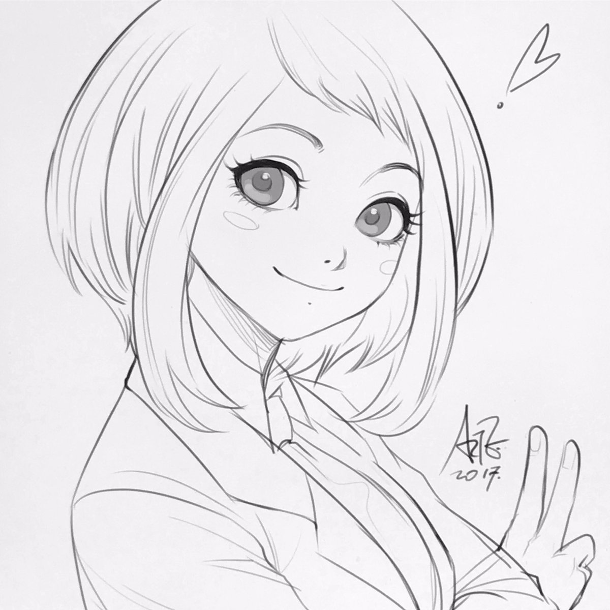 Doodle of #ochakouraraka #bokunoheroacademia 