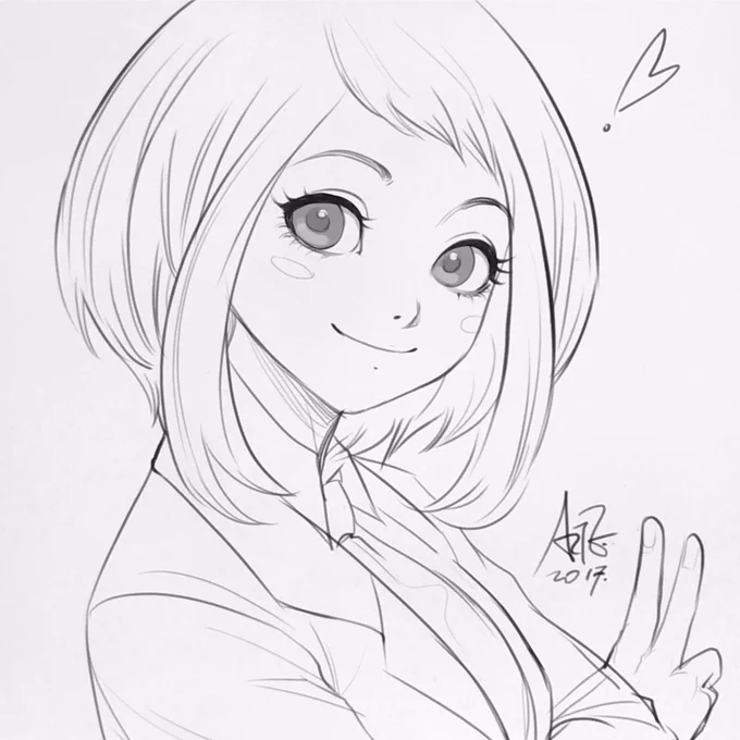 Doodle of #ochakouraraka #bokunoheroacademia 