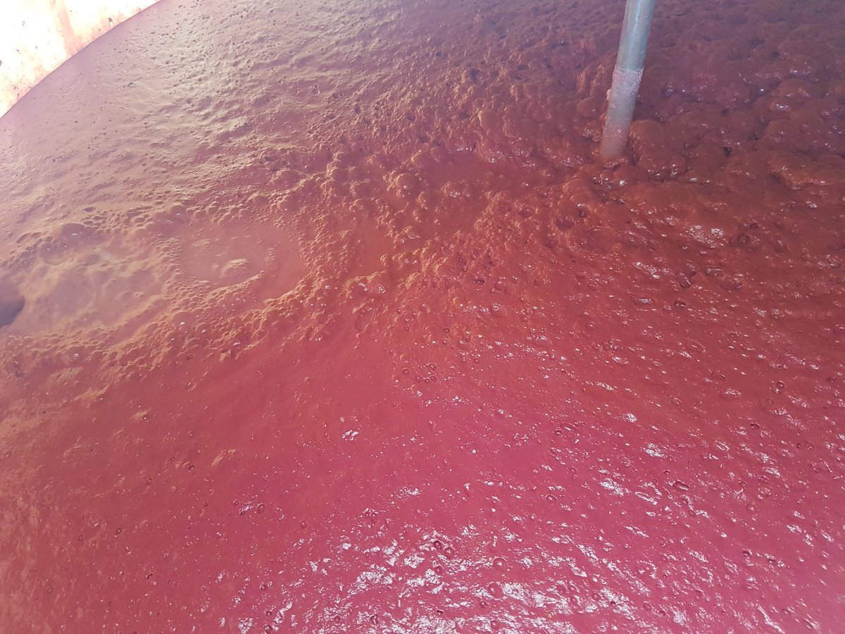 Isofilter_ESP's tweet image. Proceso de  tratamiento de agua cargado con lodo de #pintura: #coagulación de la  materia en suspensión y filtración en un bigbag filtrante.