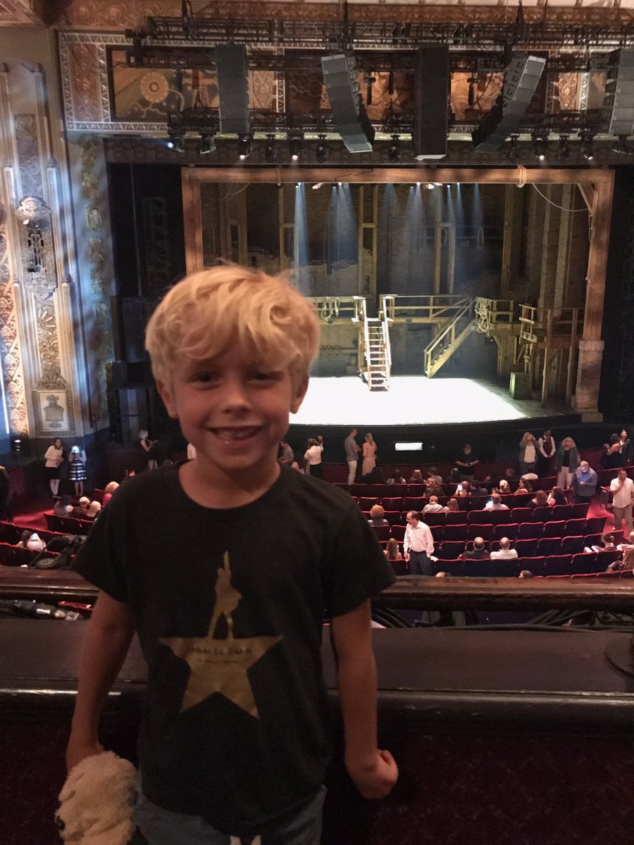 This guy sang along to every song. He will remember this might forever. Thank you <a href="/Lin_Manuel/">Lin-Manuel Miranda</a> for a genius piece of art. #HamiltonLA