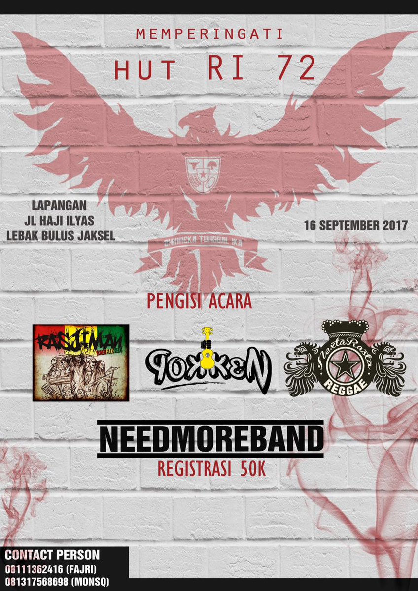 Tgl 16 sept 2017. Htm free
On stage 16.00 wib