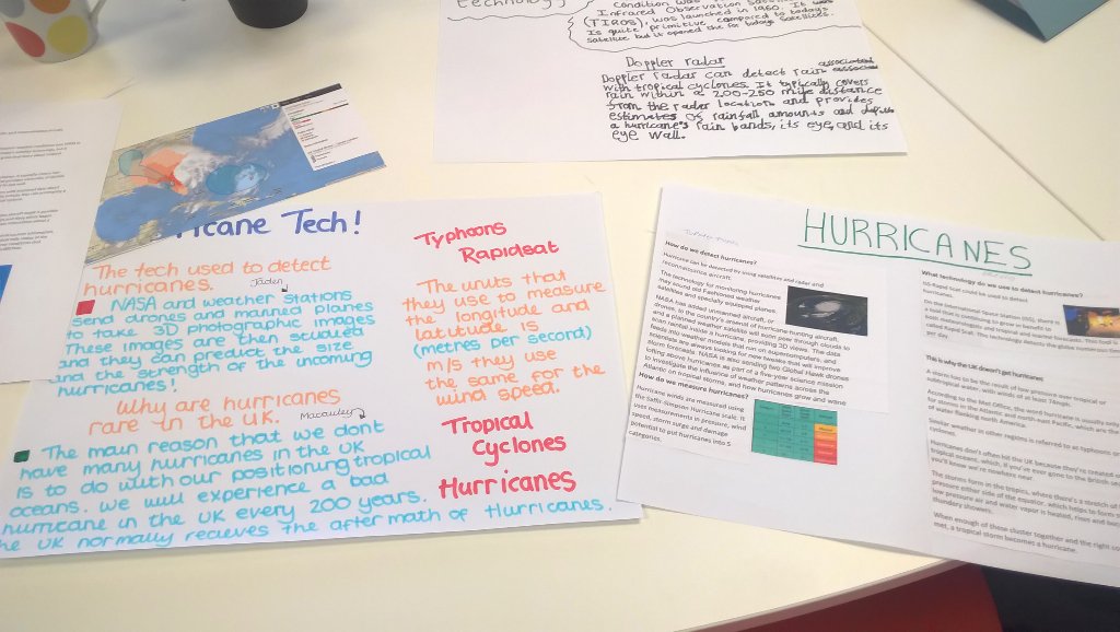 ActLuke's tweet photo. Learners have been researching Hurricane Detection Technology today #acttraining #Irma https://t.co/kjxRiICKMB