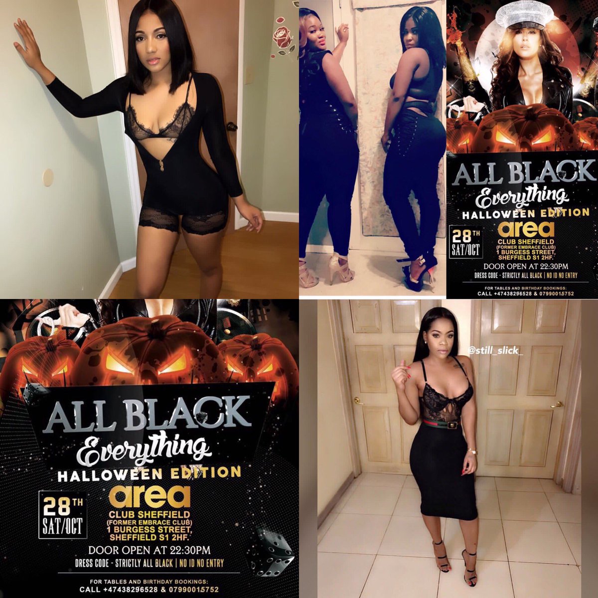 tsquarents's tweet photo. AllBlackEverything AllBlackAffair BlackMonthHistory HalloweenWeekend #Sat28thOct @AreaClubSheffield.#NoIdNoEntry @ACSSheffield @Sheffieldis https://t.co/thsJMzKX4q