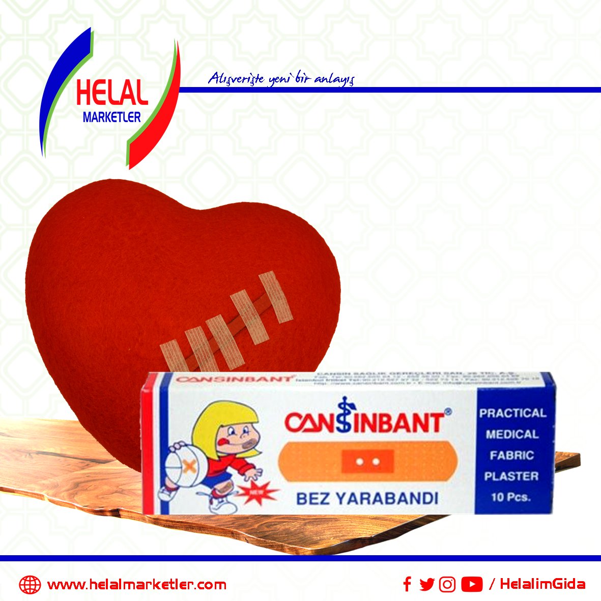 HelalimGida's tweet photo. Gönül yaralarında etkili değildir 😜😜😜

#HelalMarketler #Marketing #Cansın #YaraBandı #Gönül #Monday #Pazartesi #Flaster #Medical #Bant https://t.co/qu42e3CVPT