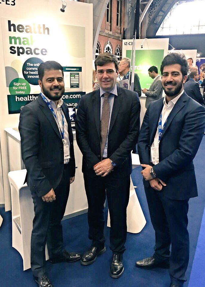 HealthMakeSpace's tweet image. Thank you for the kind words of support @AndyBurnhamGM #Expo17NHS