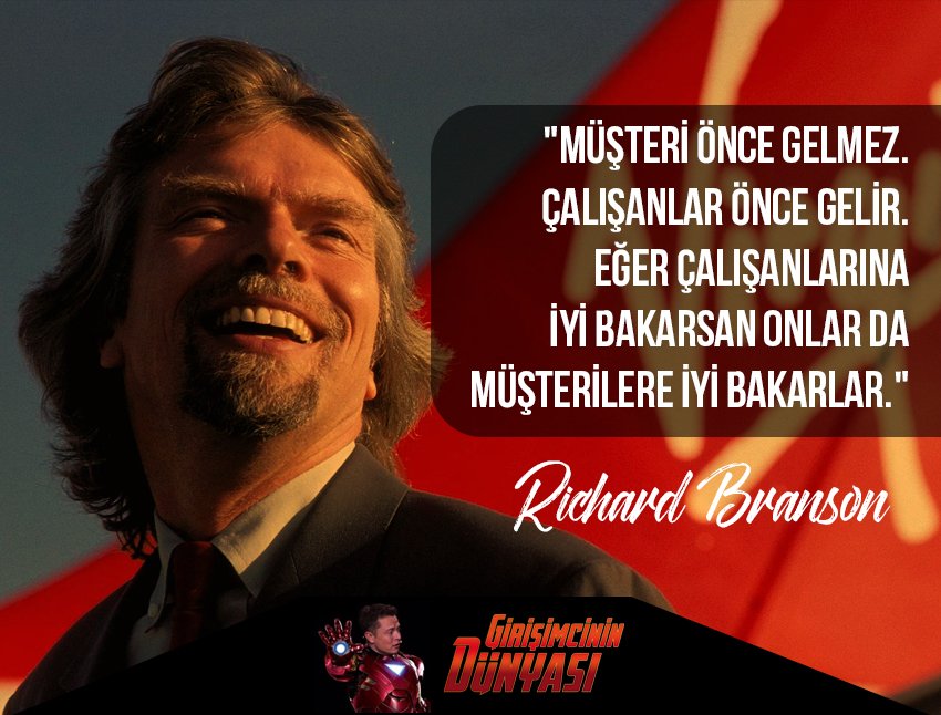 Richard Branson'ın genç girişimcilere bir mesajı var!