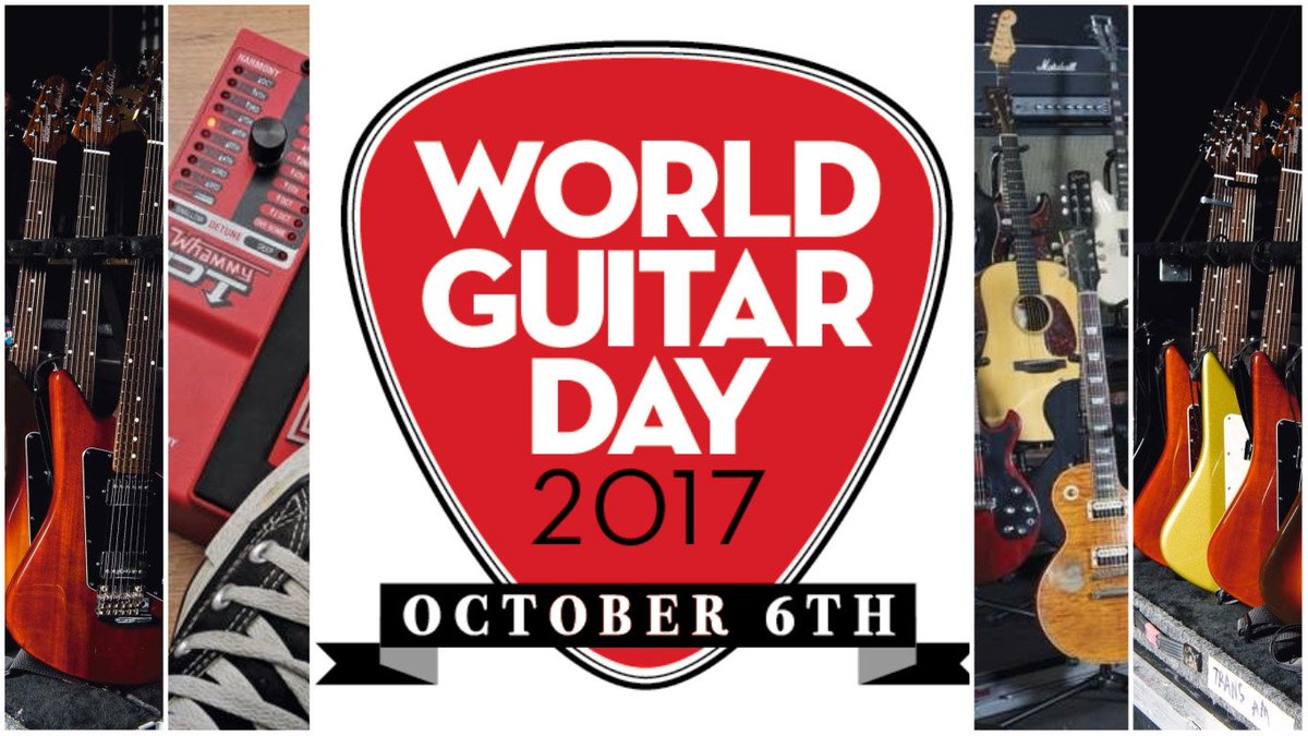 World Guitar Day 2017 is coming on October 6. Find out more: goo.gl/jsuyWG #WGD17