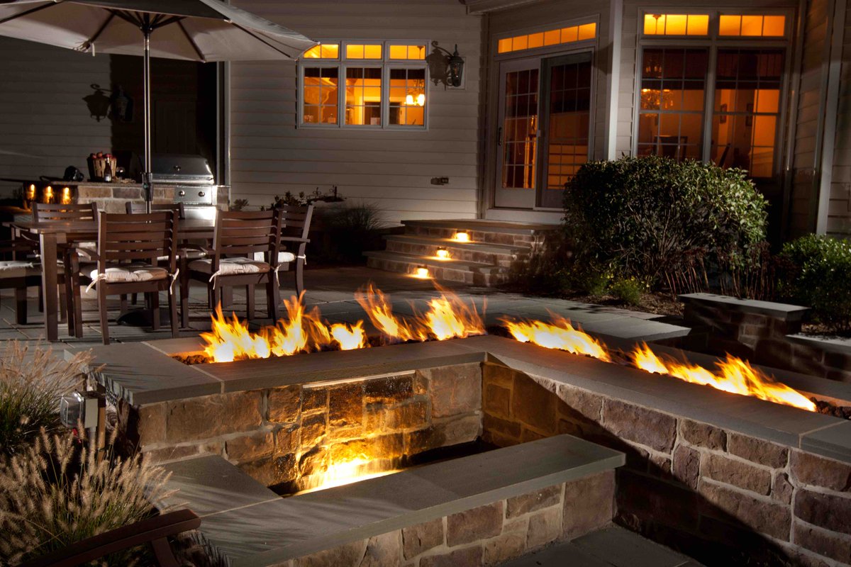 HPCFire's tweet photo. Add value to your #outdoor space with the #linearfirepit look. https://t.co/YiQ8fg71Wb