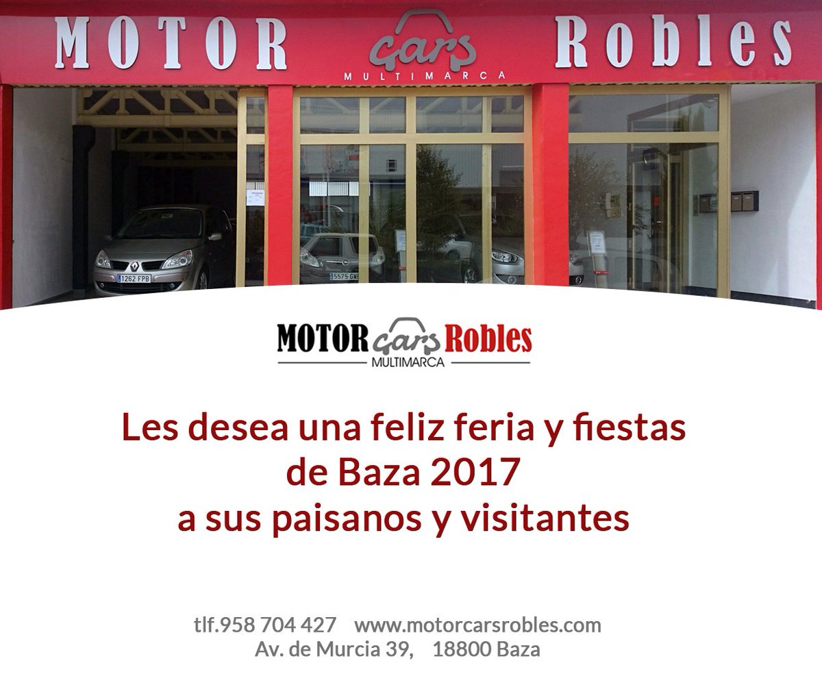 Motorcar Robles apoyando un año más a la #FeriadeBaza 🔝