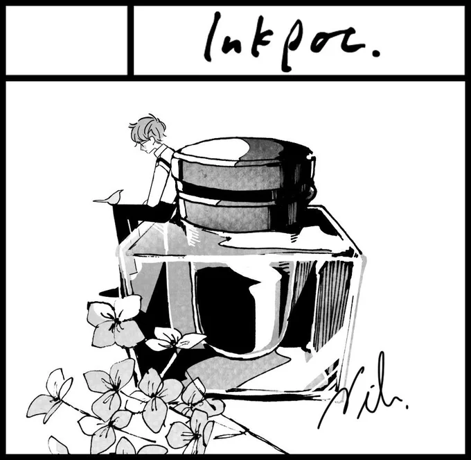 11/23開催のCOMITIA122申し込みました。サークル"Inkpot."です✒︎
今回も有難いことに水夜子さん(@_mi8ko )とご一緒させて頂く予定です。
宜しくお願いします✻ 
