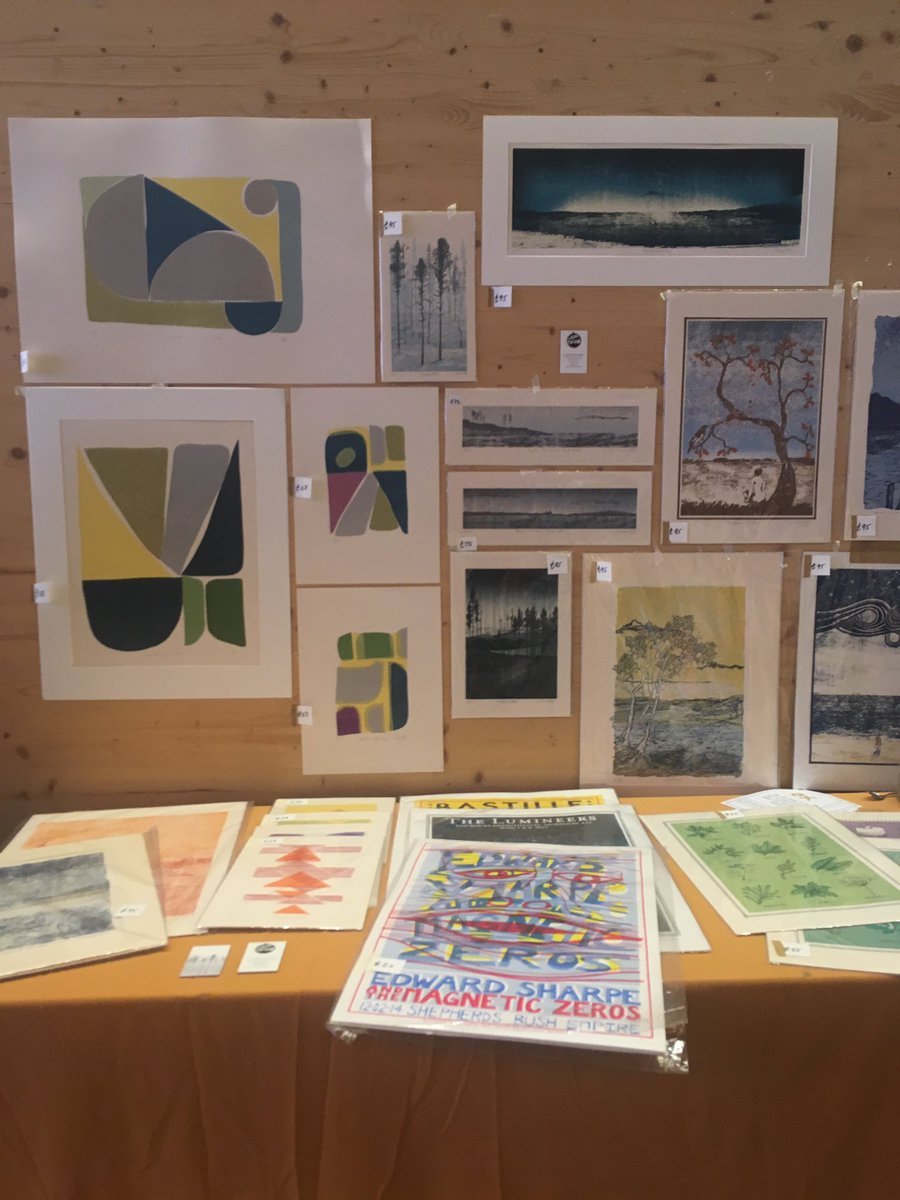 Very cool seeing Jon Mackay's #prints <a href="/oxfordprintfair/">Oxford Print Fair</a> <a href="/mao_gallery/">Modern Art Oxford</a> on #Saturday! Can't believe #BeyondSurface exhibition was 3 months ago!