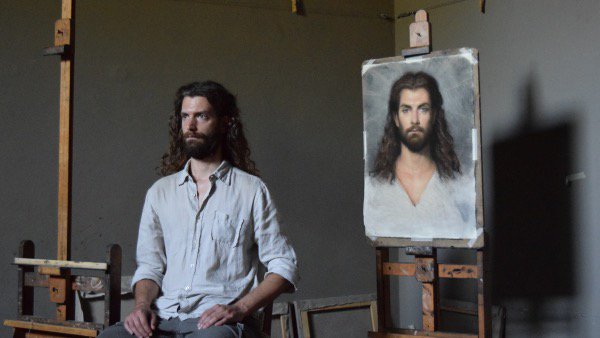 Matthew1collins's tweet image. An example how to set up an over #lifesize #sightsizemethod head study #fromlife