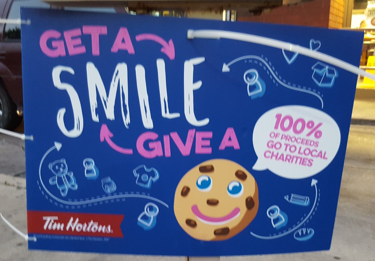 hankdejo's tweet photo. Purchase a #SmileCookie from @TimHortons at @RedeemerUC this week. Proceeds to support @edu_deo. Christ-centred ed brings smiles to kids! https://t.co/HLtv54TUo0