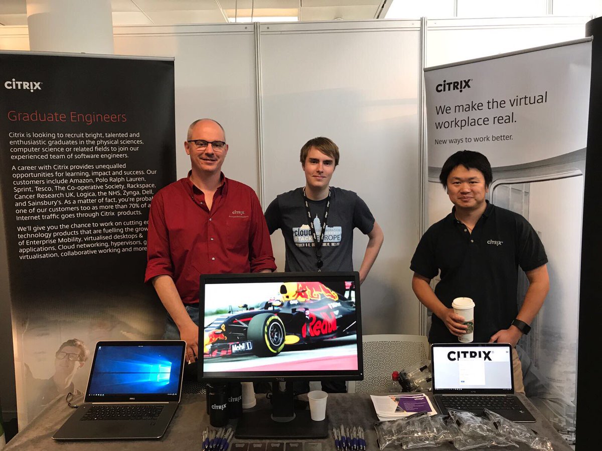 Having a great day meeting lots of talented students at #BrightNetworkFestival2017. Come and stop by to learn about opportunities <a href="/citrix/">Citrix</a>