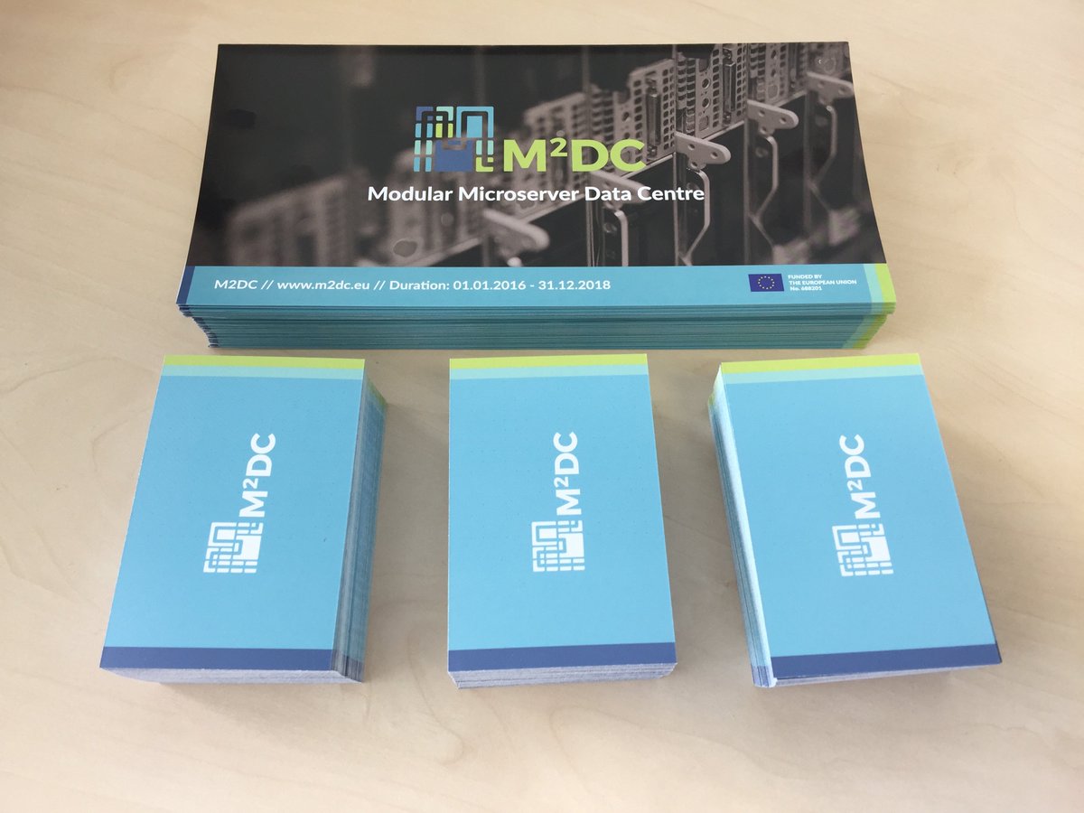 M2DC_Project's tweet photo. We're ready! #heterogeneous #microservers @Arm Research Summit 2017 &amp;Conference on #Parallel #Processing and #Applied #Mathematics #PPAM2017 https://t.co/hekw80ScyT
