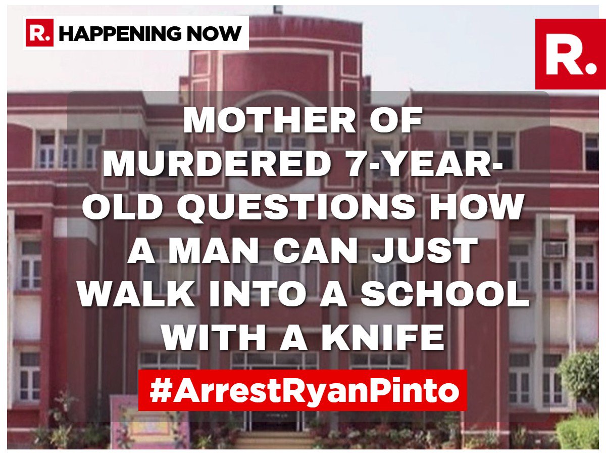 republic's tweet image. Tweet with #ArrestRyanPinto to demand justice and accountability for this most unforgivable crime