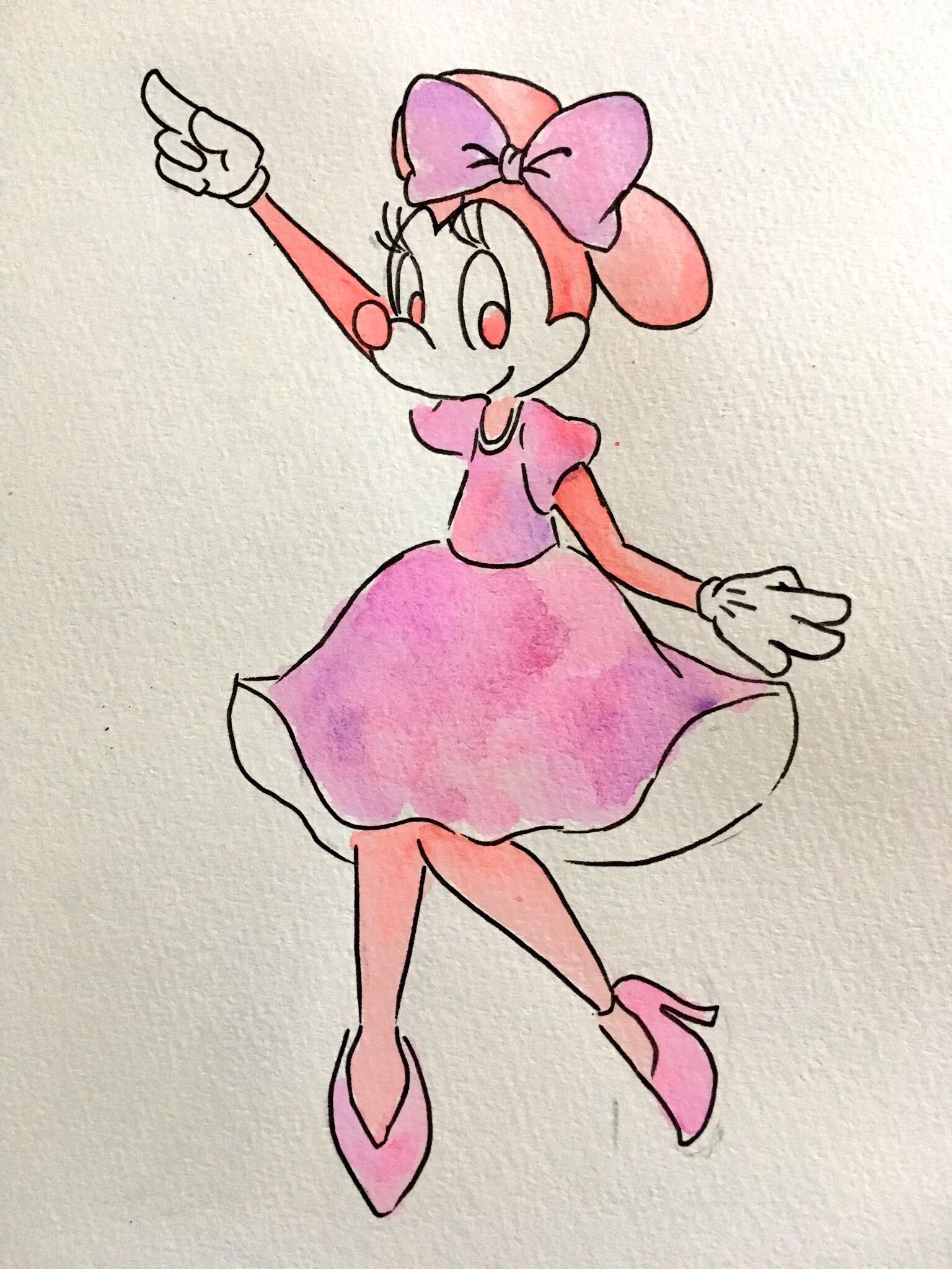 和音 ミニーちゃん可愛い ディズニー ディズニーイラスト ディズニーヲタク ミニー ミニたん ミニつん 赤 T Co Ffjnidruzk Twitter