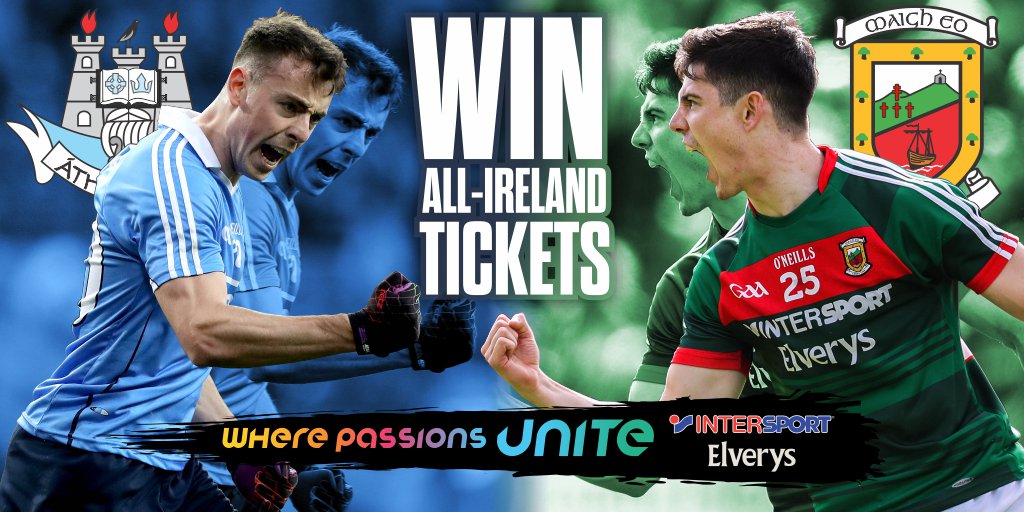 Elverys's tweet image. WIN All-Ireland Final Tickets! It's @MayoGAA v Dublin GAA and we want to send you there! Winner chosen Thurs, 14th! 

Follow &amp;amp; RT to enter!