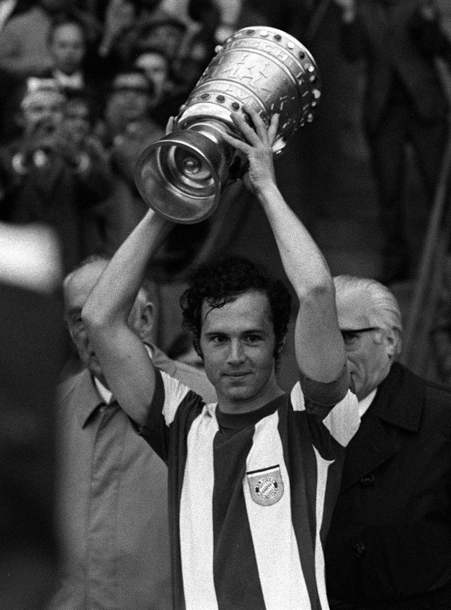 FCBayernEN: DFBPokal_EN: A 4  -time winner with FCBayernEN - happy birthday, Franz beckenbauer!  