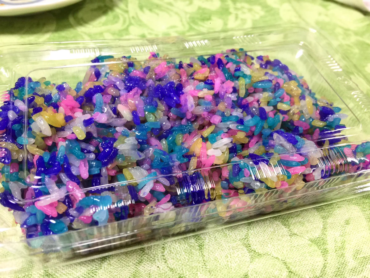 なんてサイケデリックｗ母親が作ったおこわがやばすぎるｗｗｗ