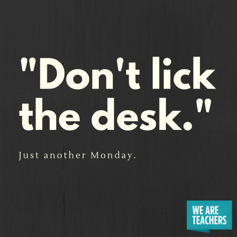 WeAreTeachers's tweet photo. It's just another #ManicMonday! 😅 https://t.co/4AGT3x0iNU