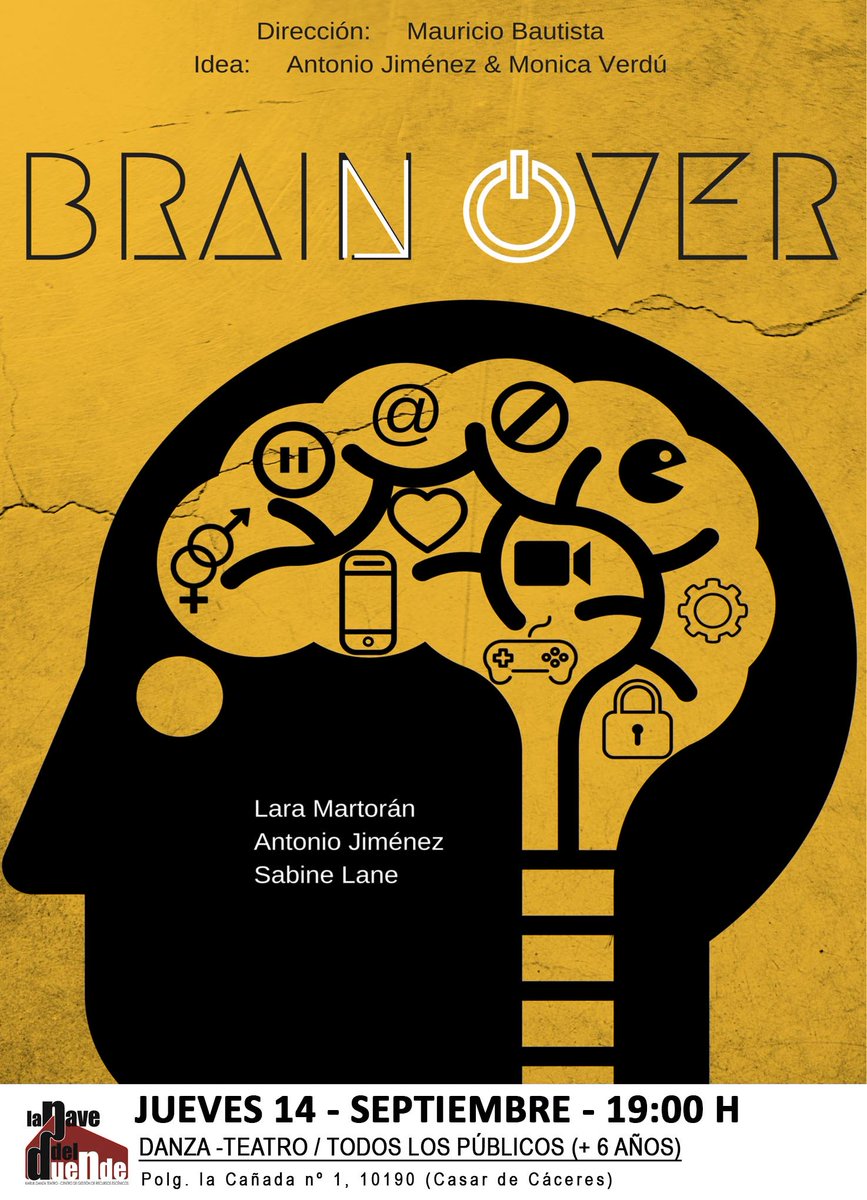 lanavedelduende's tweet photo. Esta semana comenzamos la nueva temporada en @lanavedelduende con: 
-BRAIN OVER  Juev 14 -19:00h
-EL SOLDADITO DE PLOMO Dom 17 - 18:00h https://t.co/2sVxQQiDxl