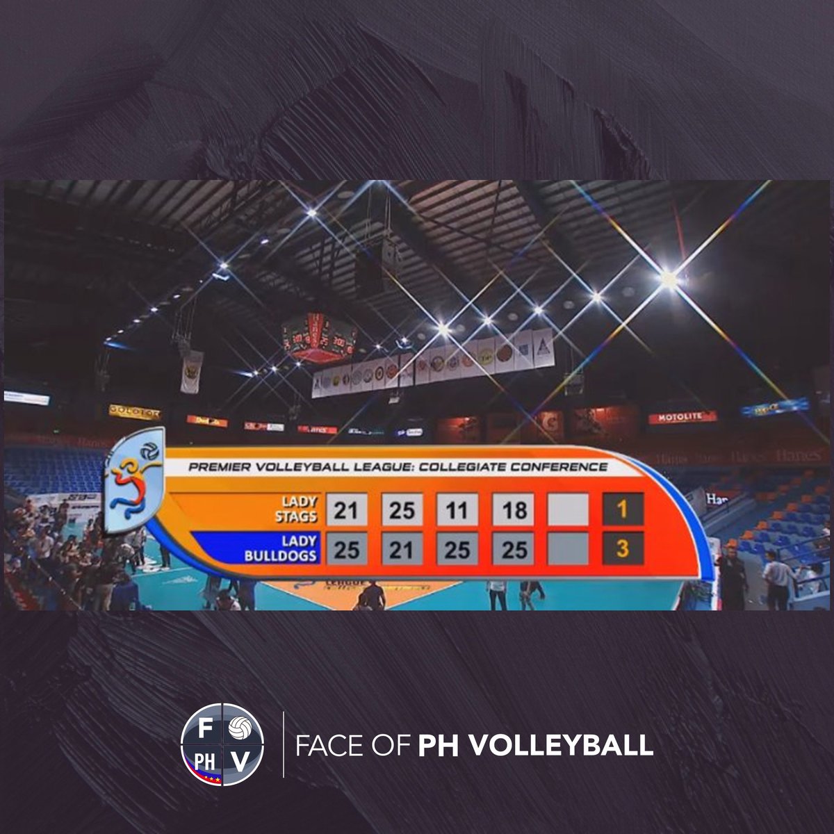 FaceOfPHVball's tweet photo. NU beats San Sebastian in four sets, 25-21, 21-25, 25-11, 25-18. #PVLonABSCBN https://t.co/YjSNgZDQJF