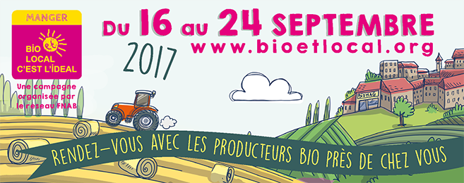 ColporteursInfo's tweet photo. Manger bio et local c’est l’idéal ! #mbel2017 #bio #local @bioetlocal https://t.co/Vbu7j1lDxu https://t.co/xbYasXIFsg