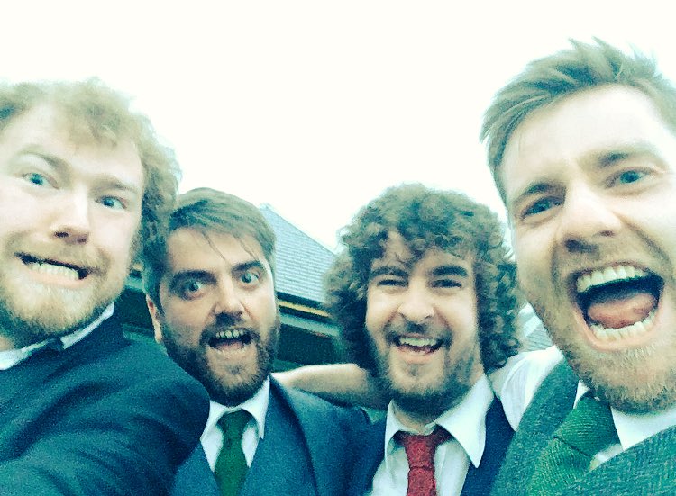 MaxwellQuartet's tweet photo. wild beasts at George's wedding earlier this summer! @Guardswellfarm #maxwellquartet #scottish #classicalmusic #wedding https://t.co/lwdTdEfvtn