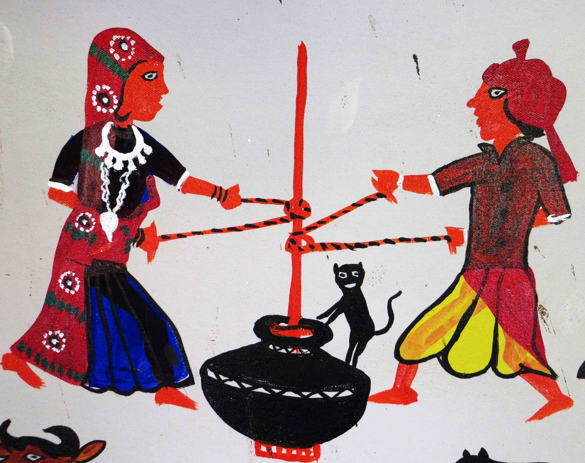 Sahapedia on Twitter: "The Pithora wall paintings of the #Rathva #Adivasis of #Gujarat are a kaleidoscope of colour. https://t.co/FgQgw0g4ct #Pithora #Painting… https://t.co/Vwc3LgX8g8"