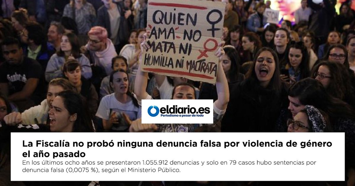 IreneMontero's tweet photo. Más argumentos para quienes todavía cuestionan la lucha contra las violencias machistas con el argumento de las denuncias falsas. https://t.co/ydNir3PD8E