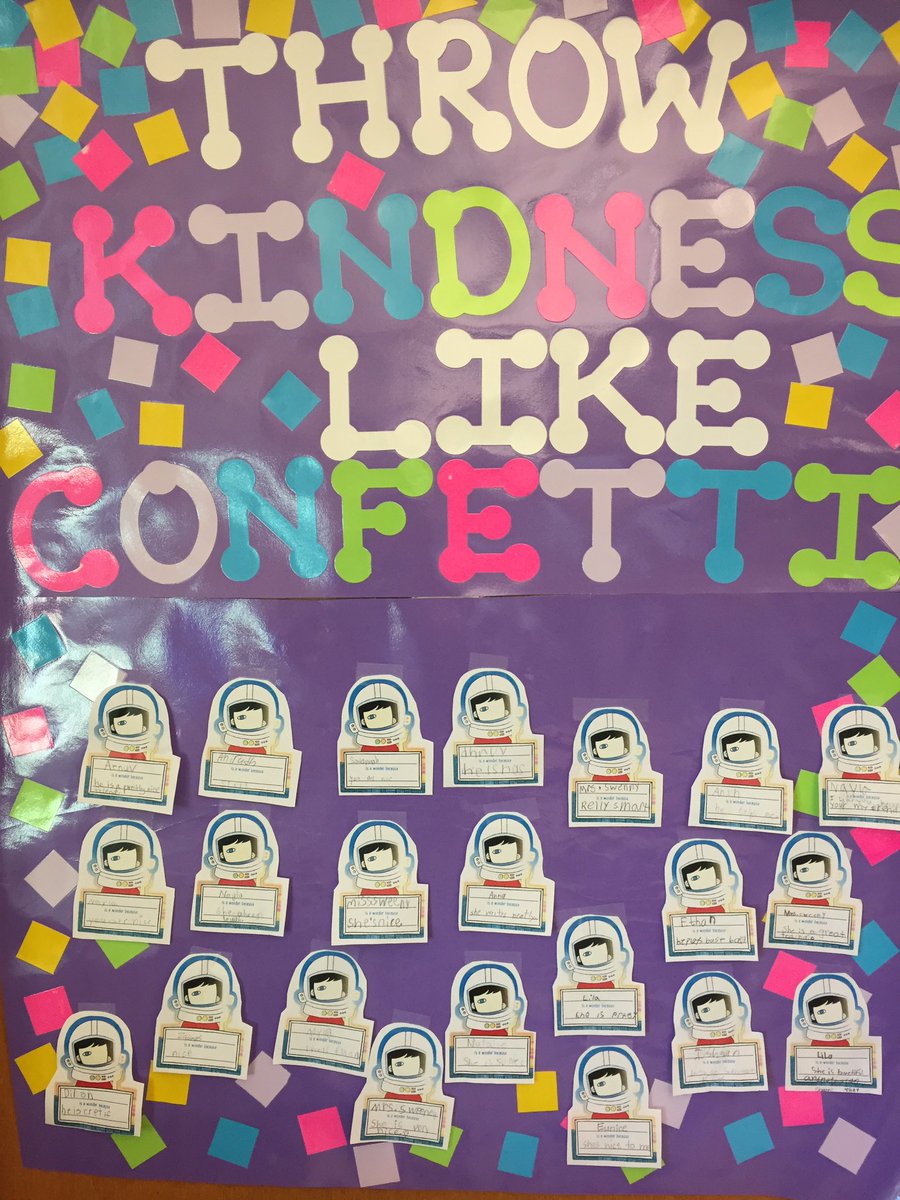 KimSweeney2's tweet photo. Creating a classroom filled with kindness and acceptance! #We'reAllWonders! https://t.co/Ze60v0YoEH