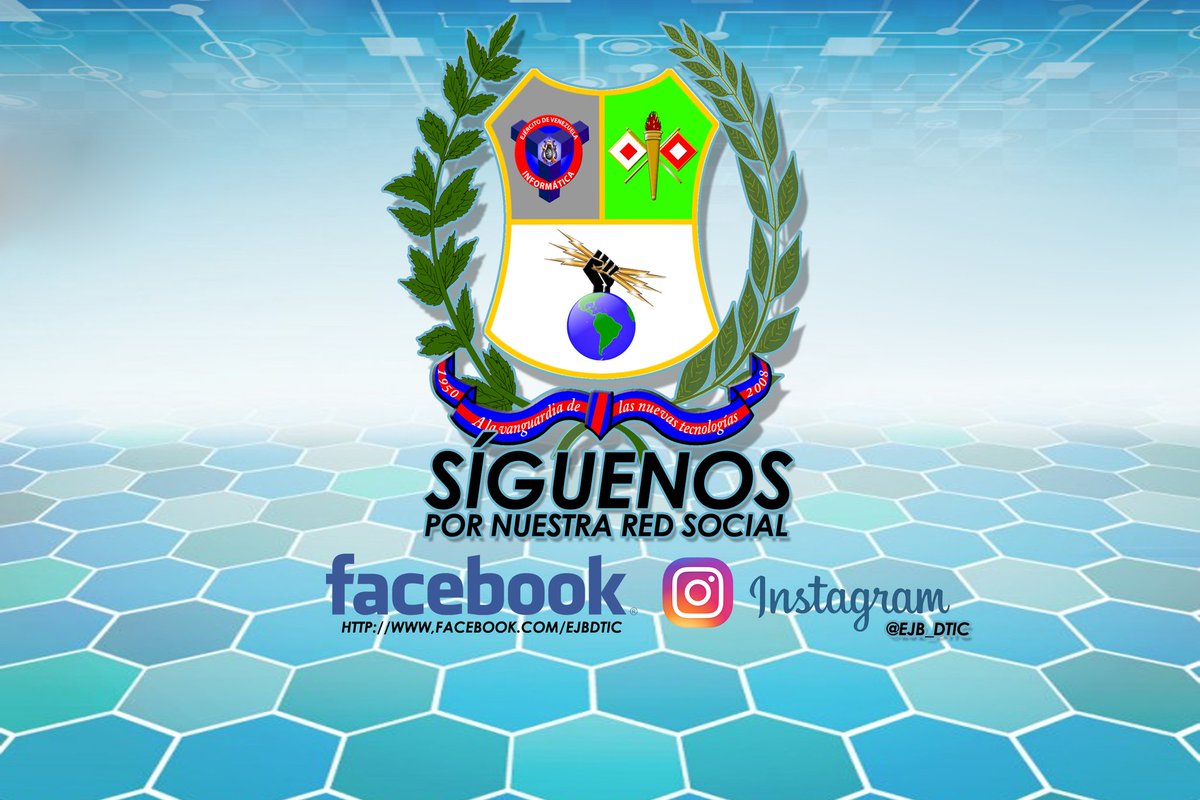 Síguenos en las cuentas oficiales de la Direccion TIC del Ejb. Instagram: @ejb_dtic – Facebook: facebook.com/ejbdtic . #11Sep #FelizLunes
