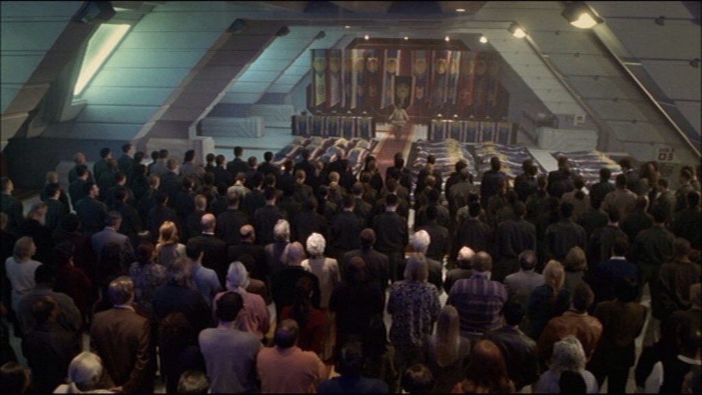 spaceparentsbsg's tweet photo. We pray for our victims. We will always remember. #BSG #InMemoryOf911 #SoSayWeAll 
@edwardjolmos @MaryMcDonnell10 https://t.co/1fVz2e96qS