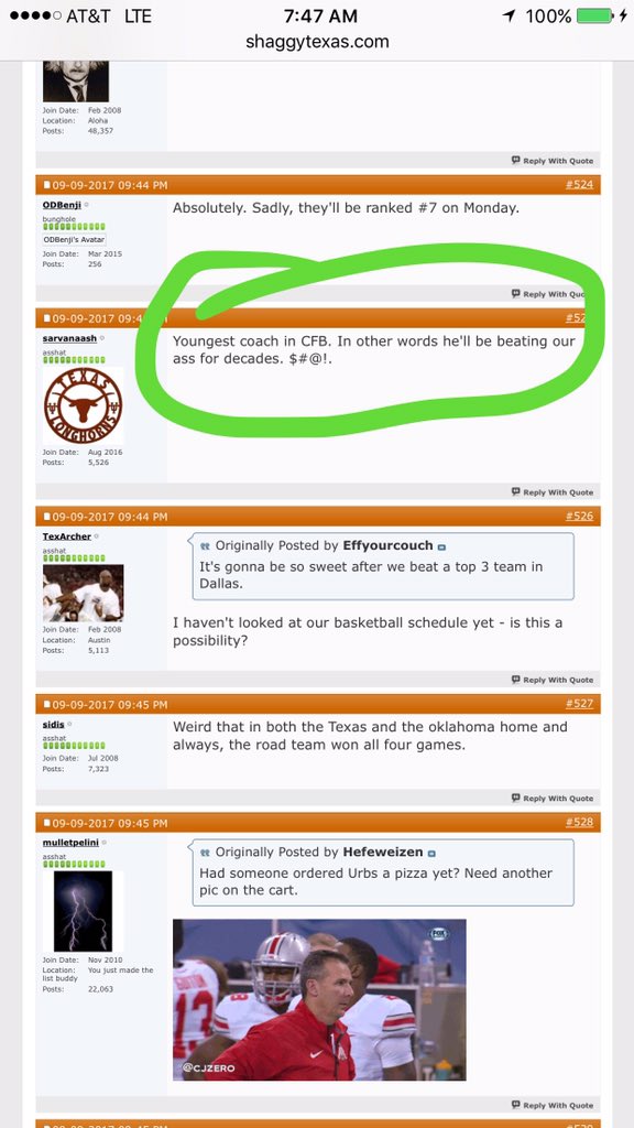 TheDaringPastry's tweet photo. @JessiStone @steelyonsports @groughface @AndrewGilmanOK Last one, but they are already bending the knee to OU... 😂 #myassisready #texas #begentle https://t.co/IstXpEJqff