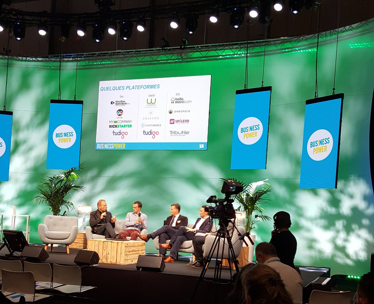 bgehdf's tweet photo. On parle #crowdfunding sur le plateau tv du #SalonCreer . @ululeFR  @lendopolis @hellomerci_fr @wiseed sont partenaires de BGE ! https://t.co/vRu2lANfwM