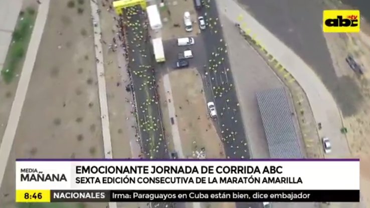 ABCTVpy's tweet photo. Emocionante jornada de la #CorridaABC. Sexta edición consecutiva de la maratón amarilla #ABCTVpy

https://t.co/ZvwJlbwdHn https://t.co/16CxOvhk9Q