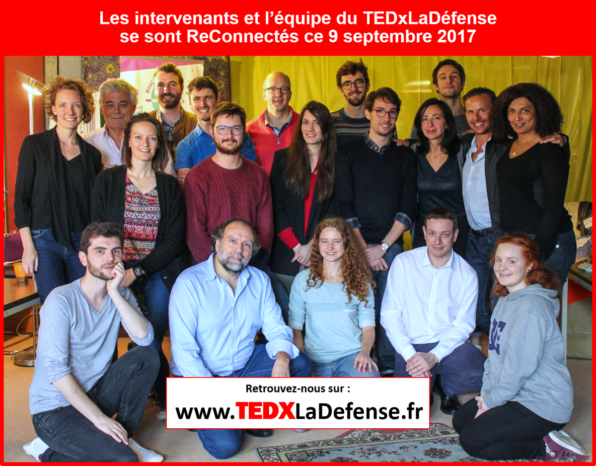 Voici la grande famille du TEDxLaDéfense ! Retrouvez-nous sur notre site internet : tedxladefense.fr
