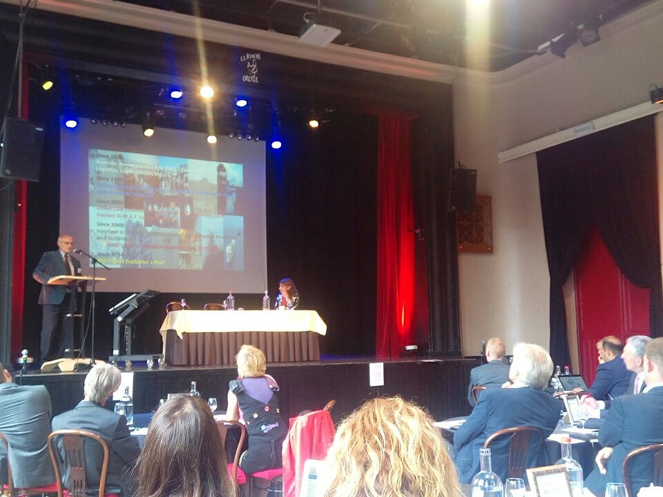 A. Hirschmugl concludes the <a href="/EPISECC_FP7/">EPISECC</a> presentations by providing an end-user perspective  #publicsafety #PPDR