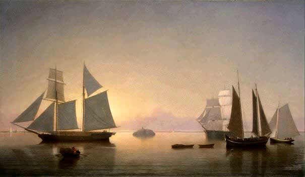 JoeCrace's tweet photo. Fitz Hugh Lane (1804-1865) was an American luminist painter.
("Becalmed off Halfway Rock) #art #beauty #calm https://t.co/xMdmA7e9nU