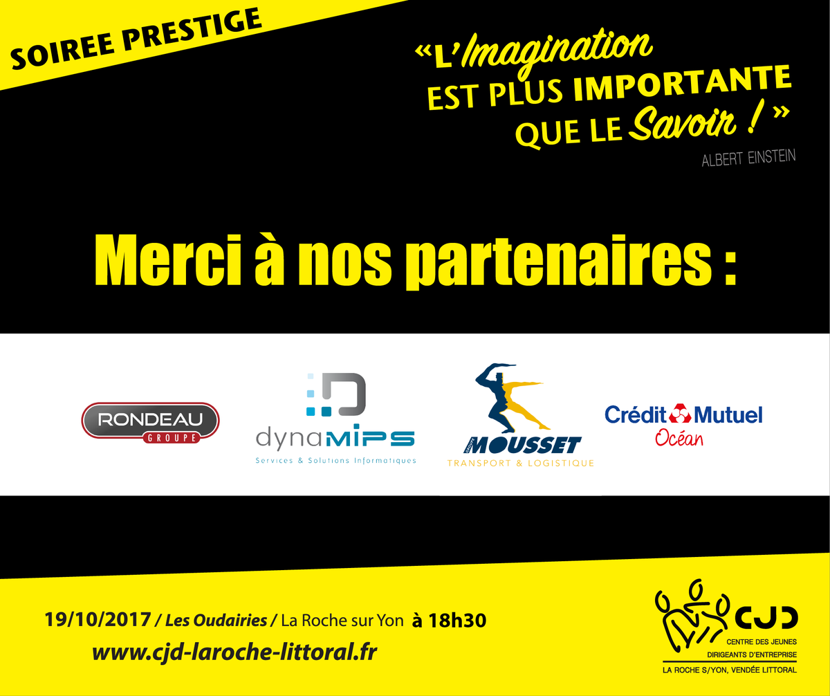 cjd_LRSYVL's tweet photo. #Merci à nos #partenaires  pour la Soirée Prestige : Rondeau, @dynaMIPS01, @GpeMousset et Credit Mutuel Océan https://t.co/kpviSA9OBV